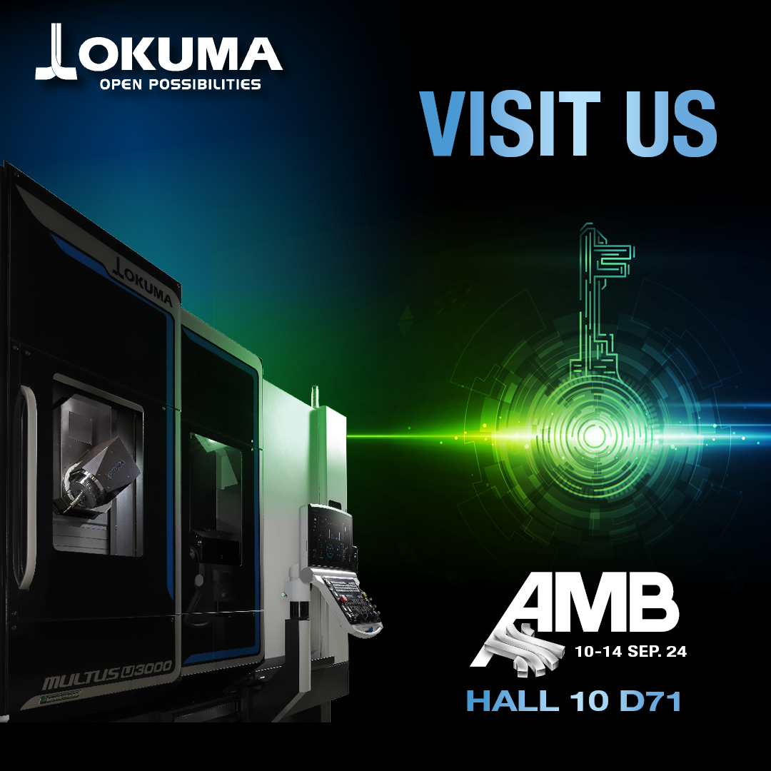 AMB Stuttgart: Precise metalworking solutions // OKUMA Europe GmbH